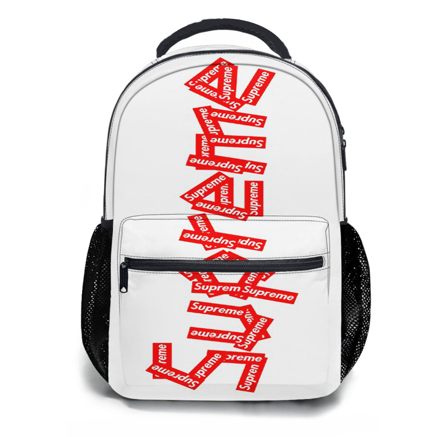 Supreme Sticker Art School Backpacks