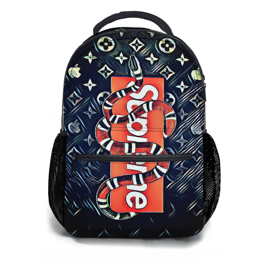 Supreme With Chanel School Backpacks