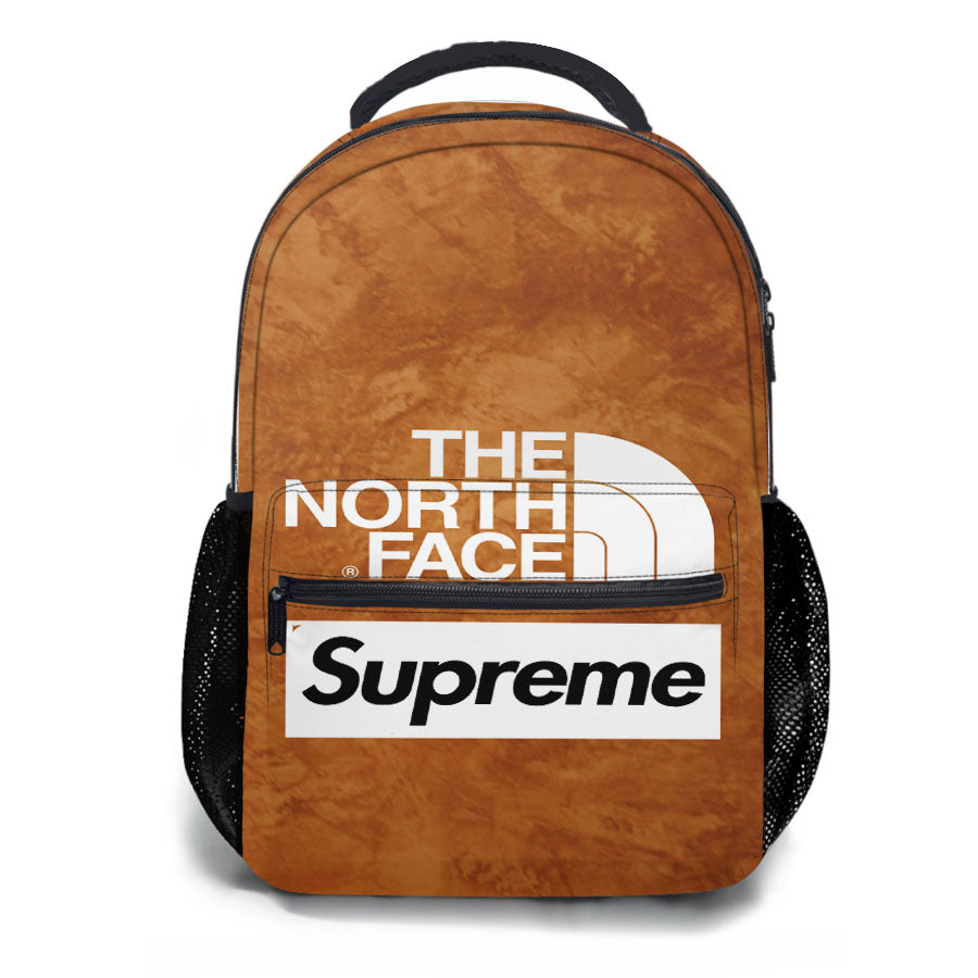 The North Face Supreme Wood Background School Backpacks