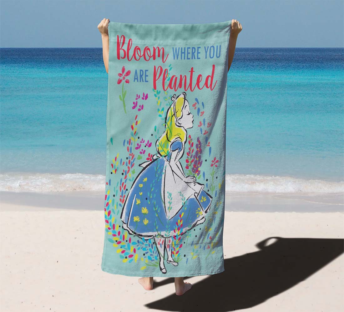 Alice In Wonderland Beach Towels