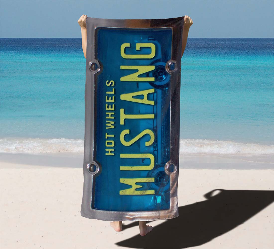 Hot Wheels Mustang Beach Towels