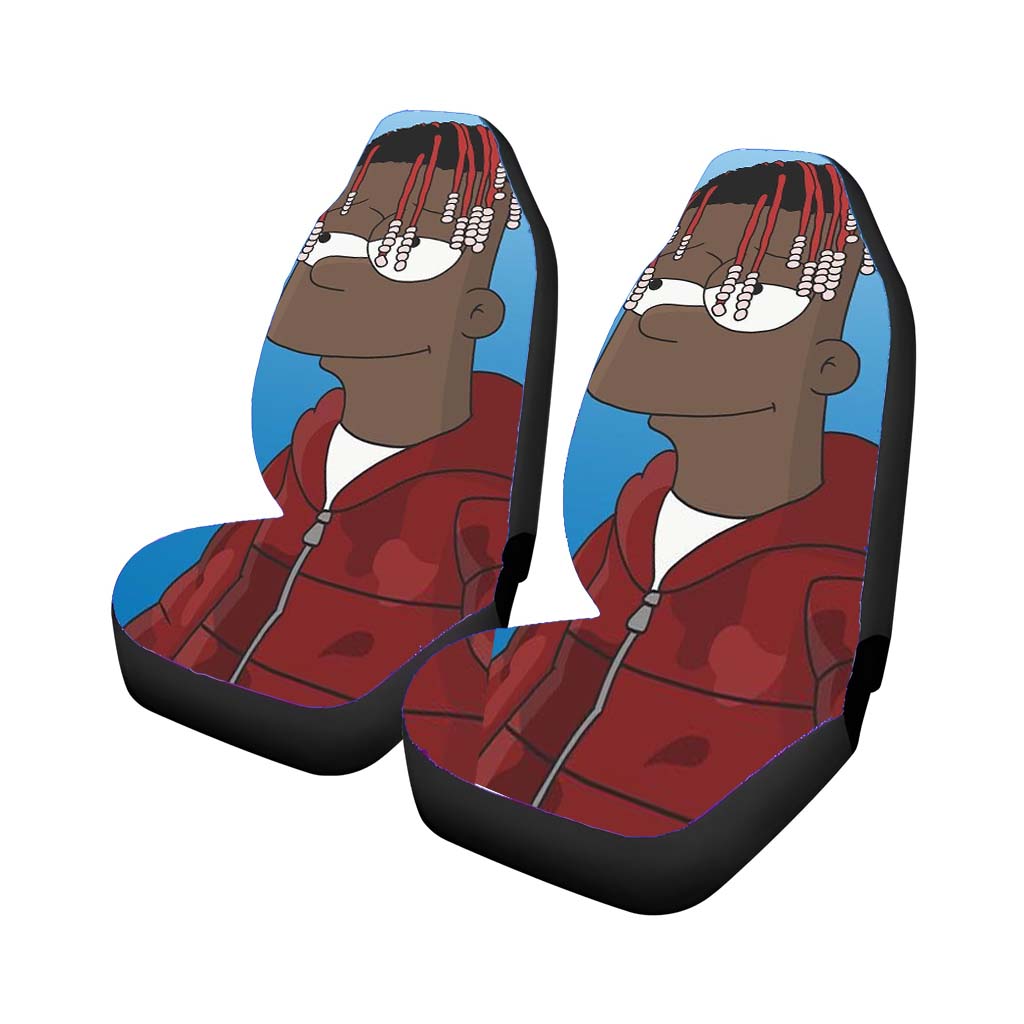 Lil Uzi Simpson Style In Blue Car Seat Covers
