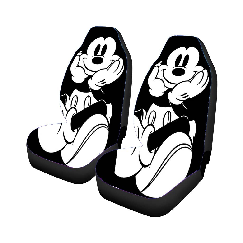 Mickey Mouse Black White Car Seat Covers