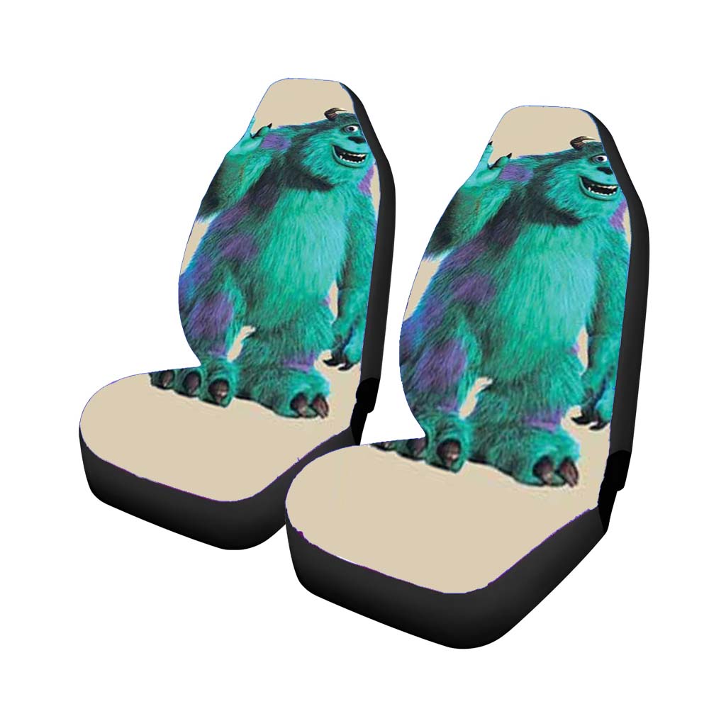 Monsters Inc Sulley Tan Car Seat Covers