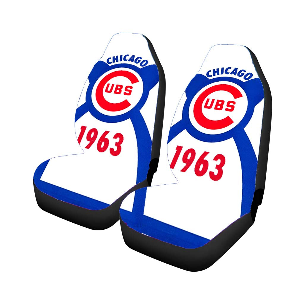 Chicago Cubs Bear Silhouette 1963 Car Seat Covers