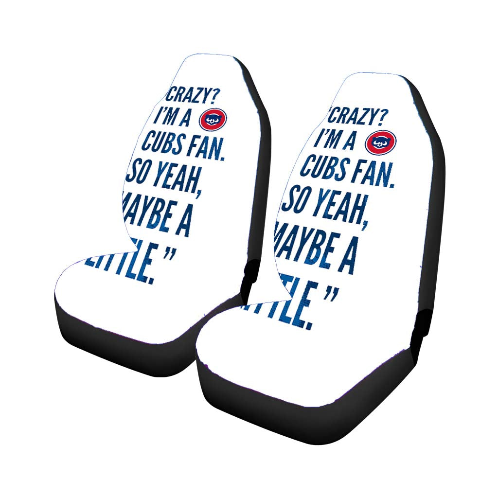 Chicago Cubs Fan Quotes Car Seat Covers