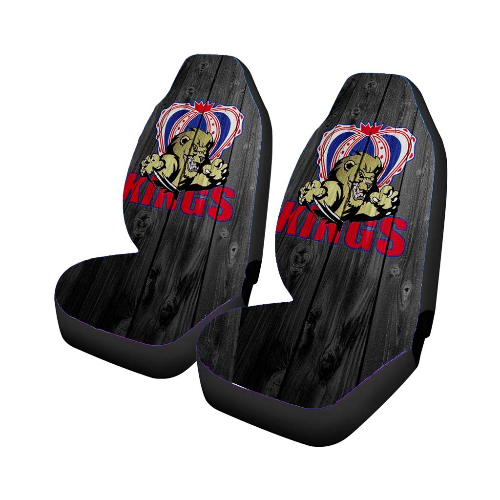 Dauphin Kings Nhl Logo Dark Wood Wallpaper Car Seat Covers