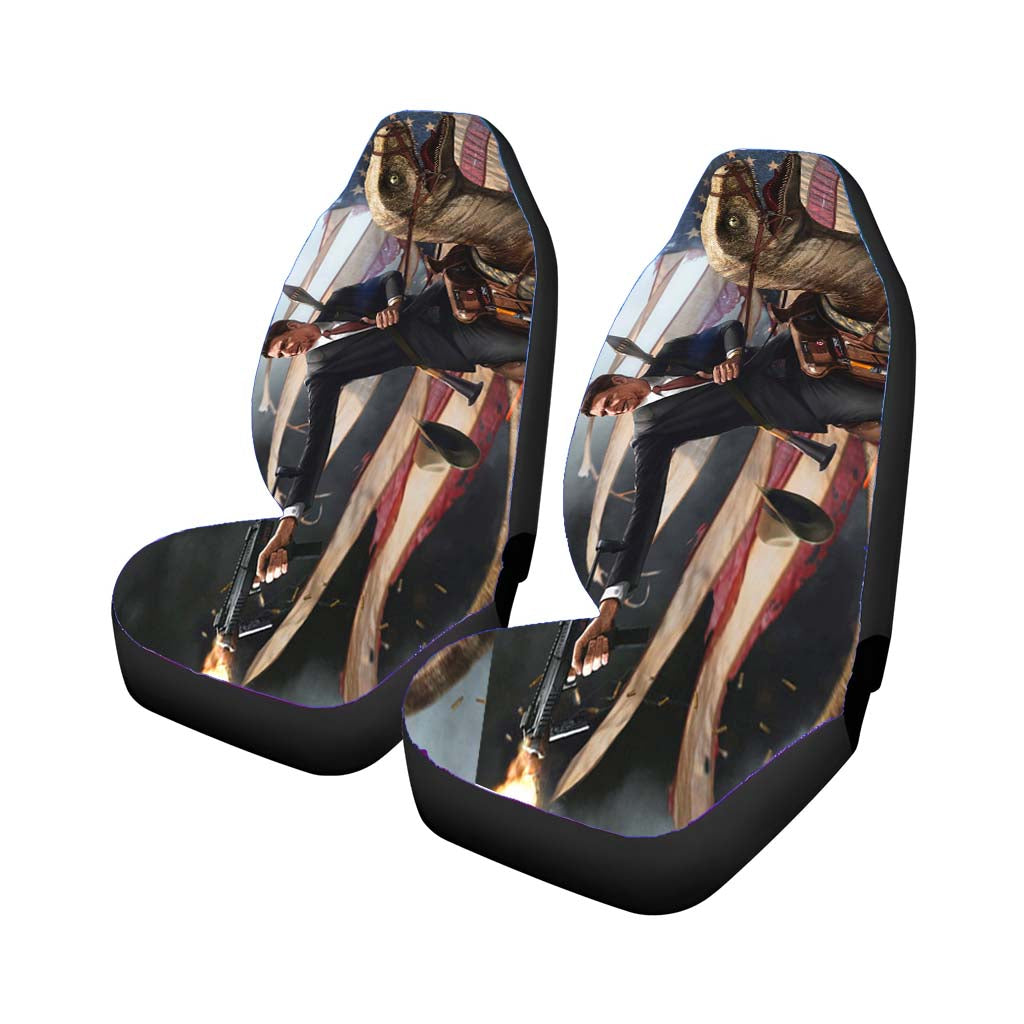 George Washington Riding Eagle Patriotism Car Seat Covers
