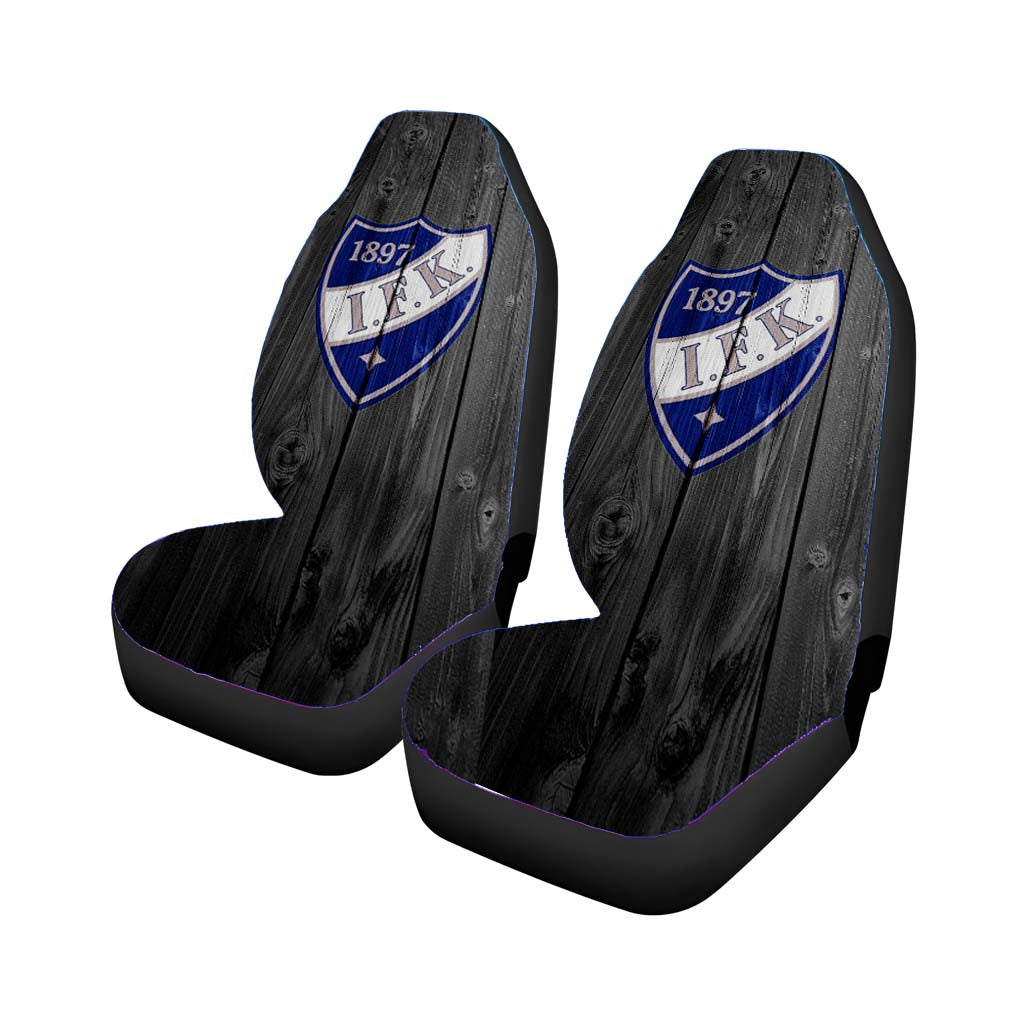 Ifk Helsinki Hifk Nhl Logo Dark Wood Wallpaper Car Seat Covers