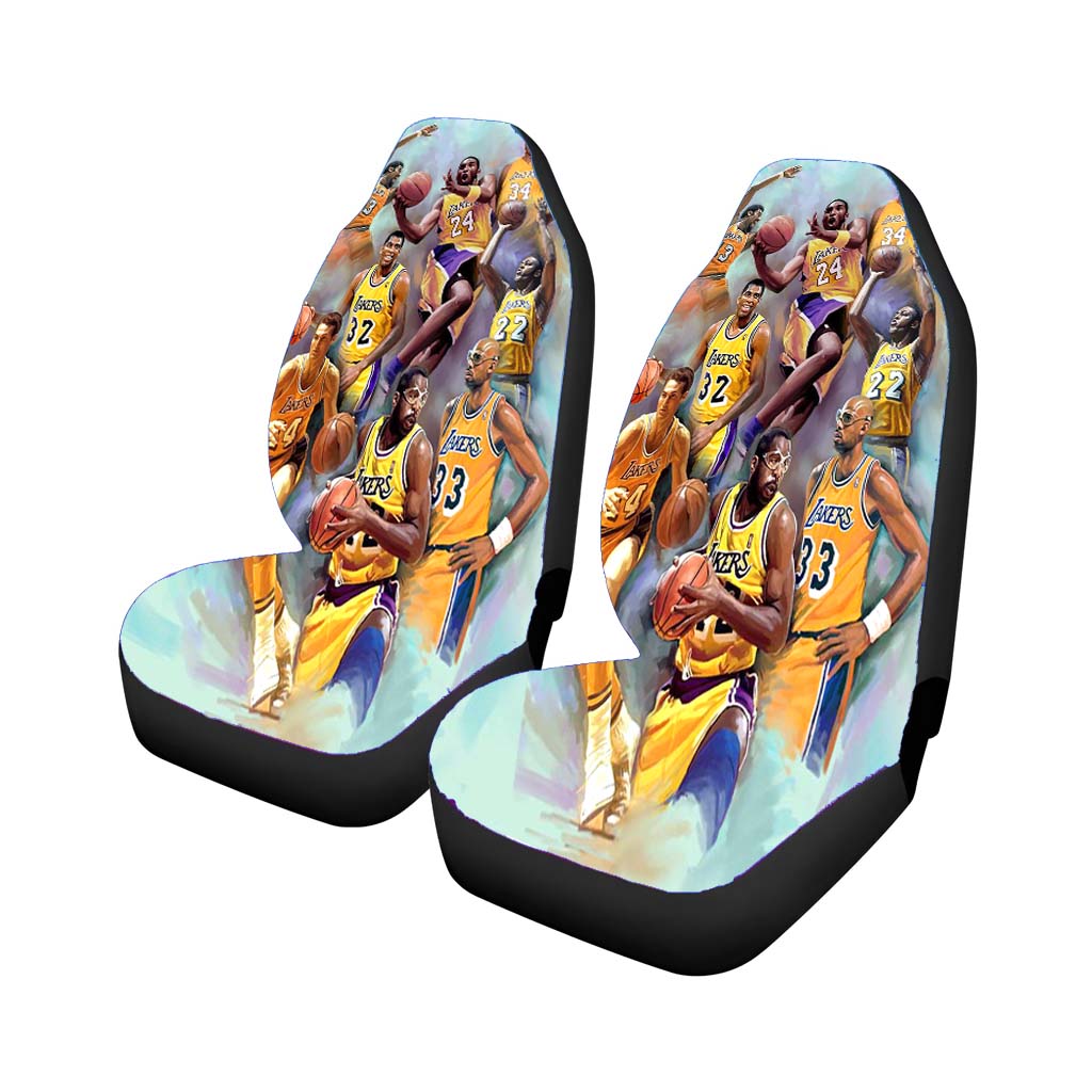 Los Angeles Laker Legends Player All The Time Car Seat Covers