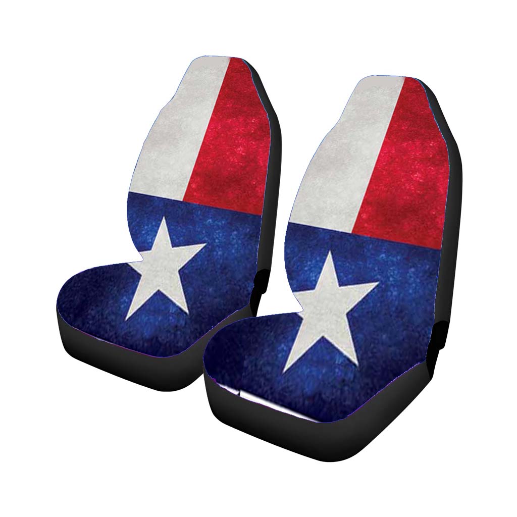 Texas Flag Texture Car Seat Covers
