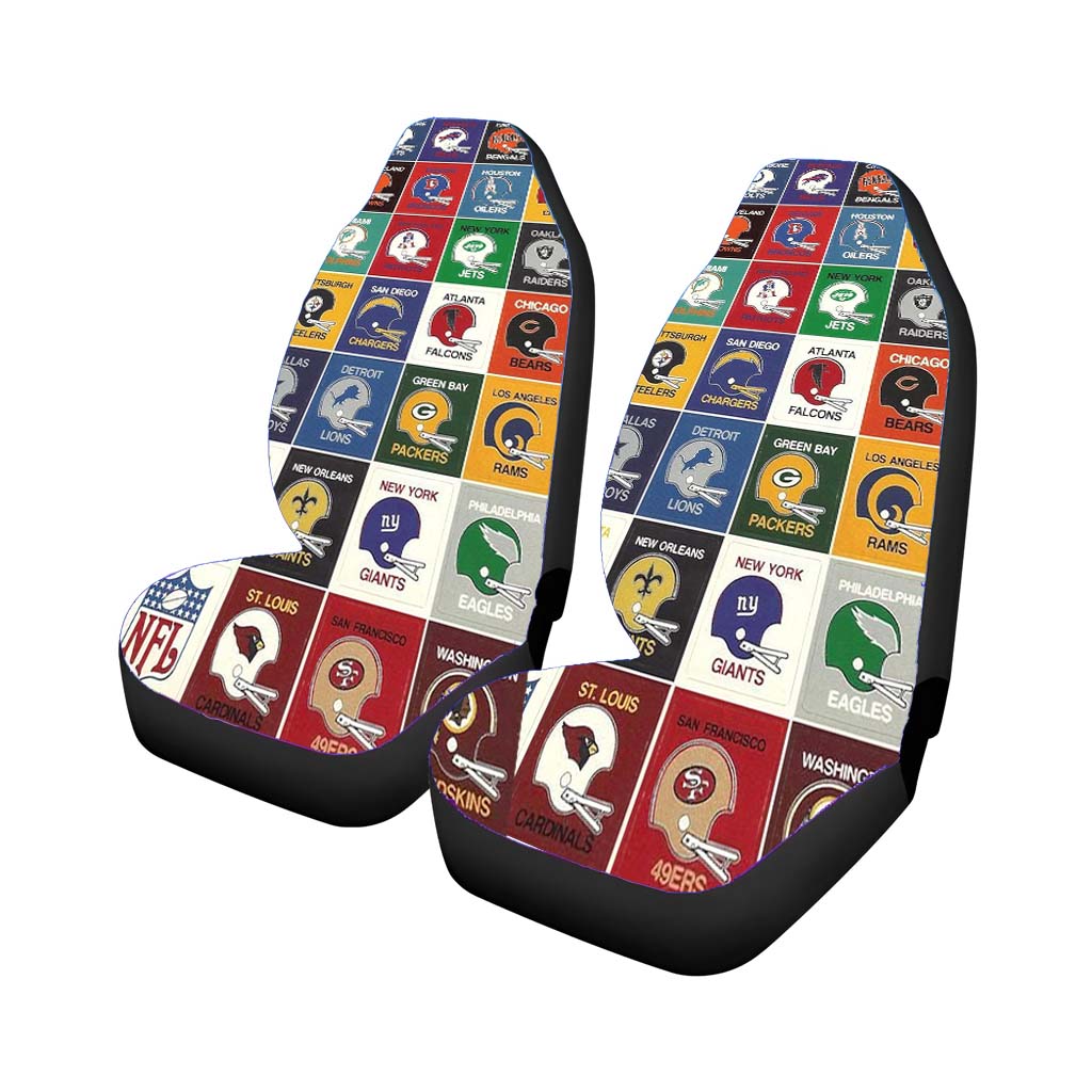 Vintage 70S Nfl Football Helmet Car Seat Covers