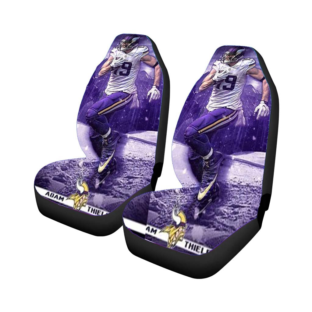 Adam Thielen Minnesota Viking 2 Universal Fit Stylish & Comfortable Car Seat Covers