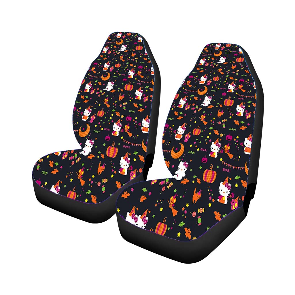 Hello Kitty Halloween Pattern Universal Fit Stylish & Comfortable Car Seat Covers