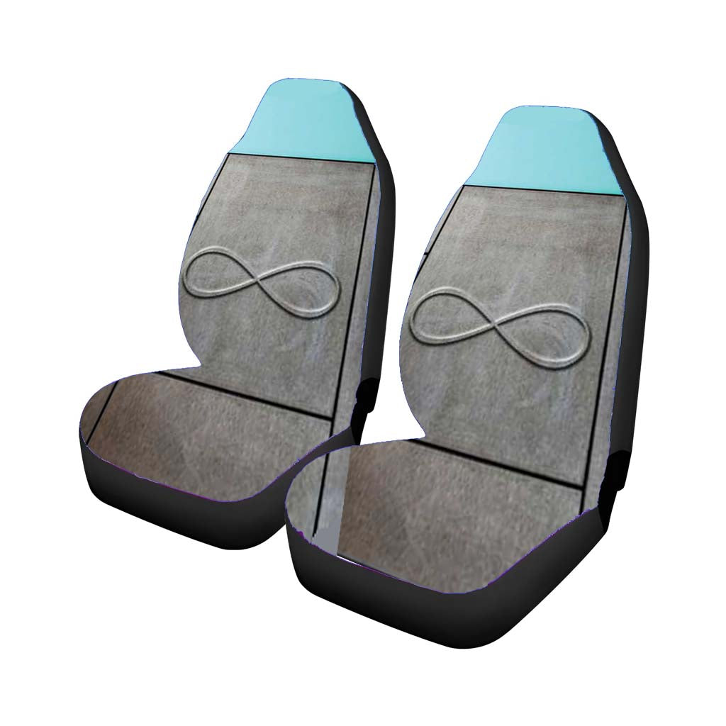 Modern Stone Pattern Infinity Car Seat Covers