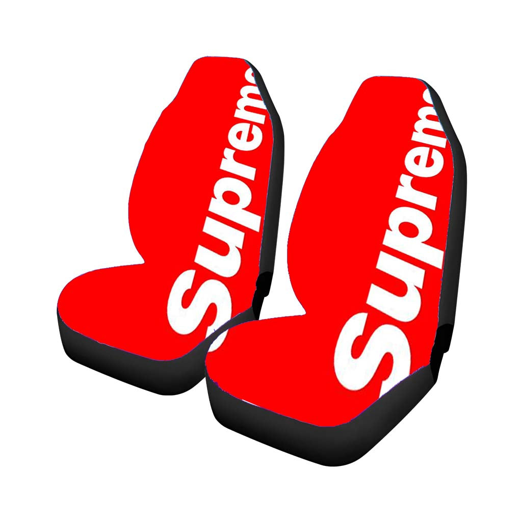 Supreme Red Logo Car Seat Covers