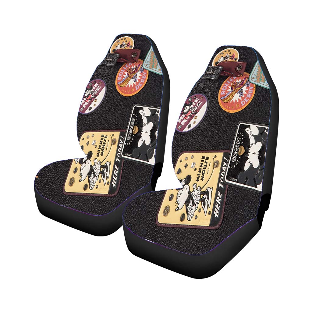 Coach Disney Patch Black Bag Car Seat Covers