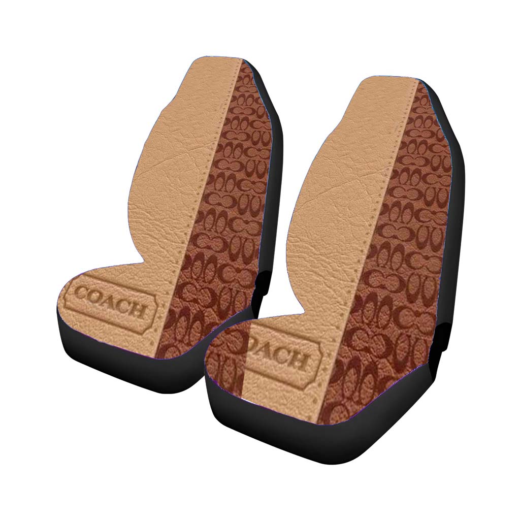 Coach New York Brown Leather Car Seat Covers