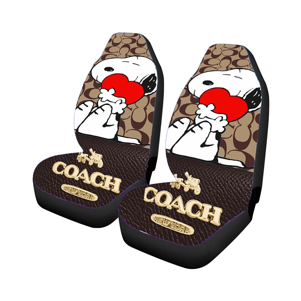 Coach New York Snoopy Car Seat Covers