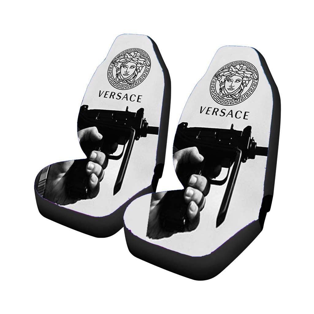 Versace Logo Gun Car Seat Covers