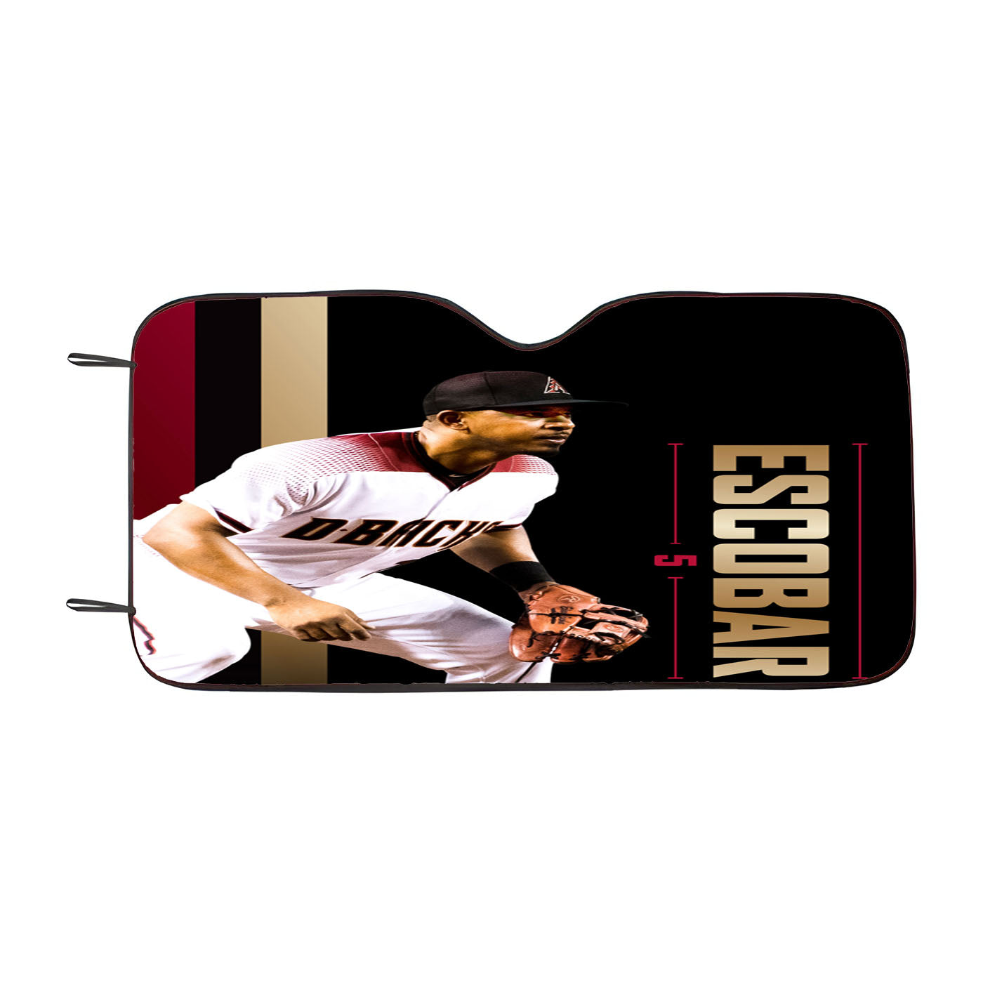Arizona Diamondbacks Escobar Car Auto Sun Shade Windshield Cover