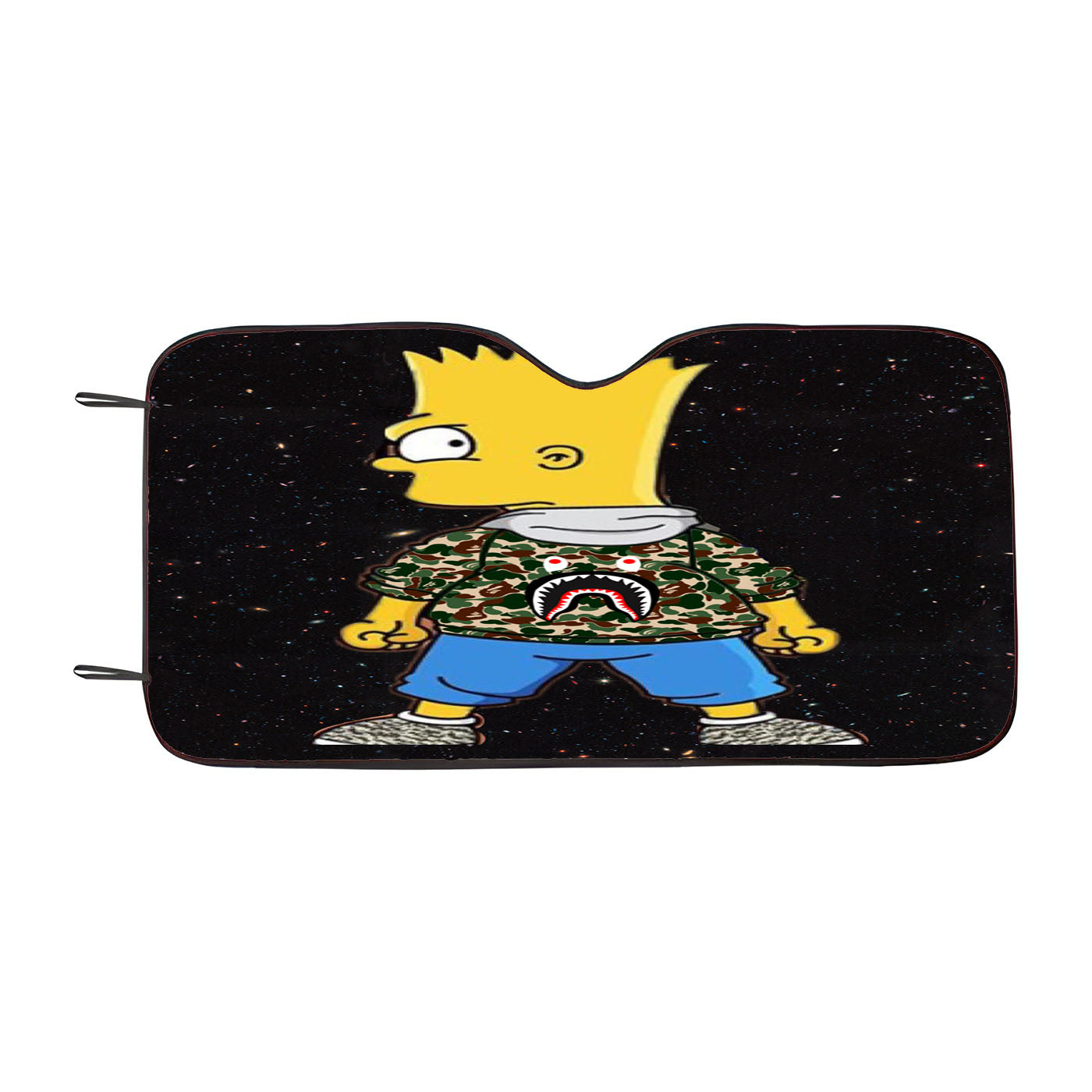 Bart Simpson Bape Car Auto Sun Shade Windshield Cover