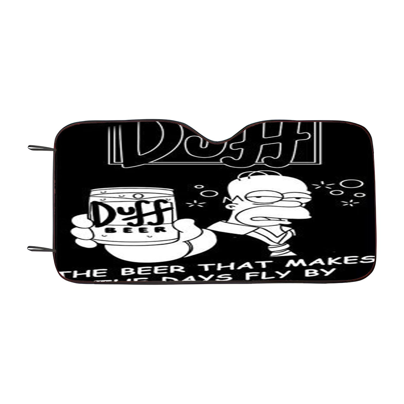 Homer Simpson Duff Beer Car Auto Sun Shade Windshield Cover