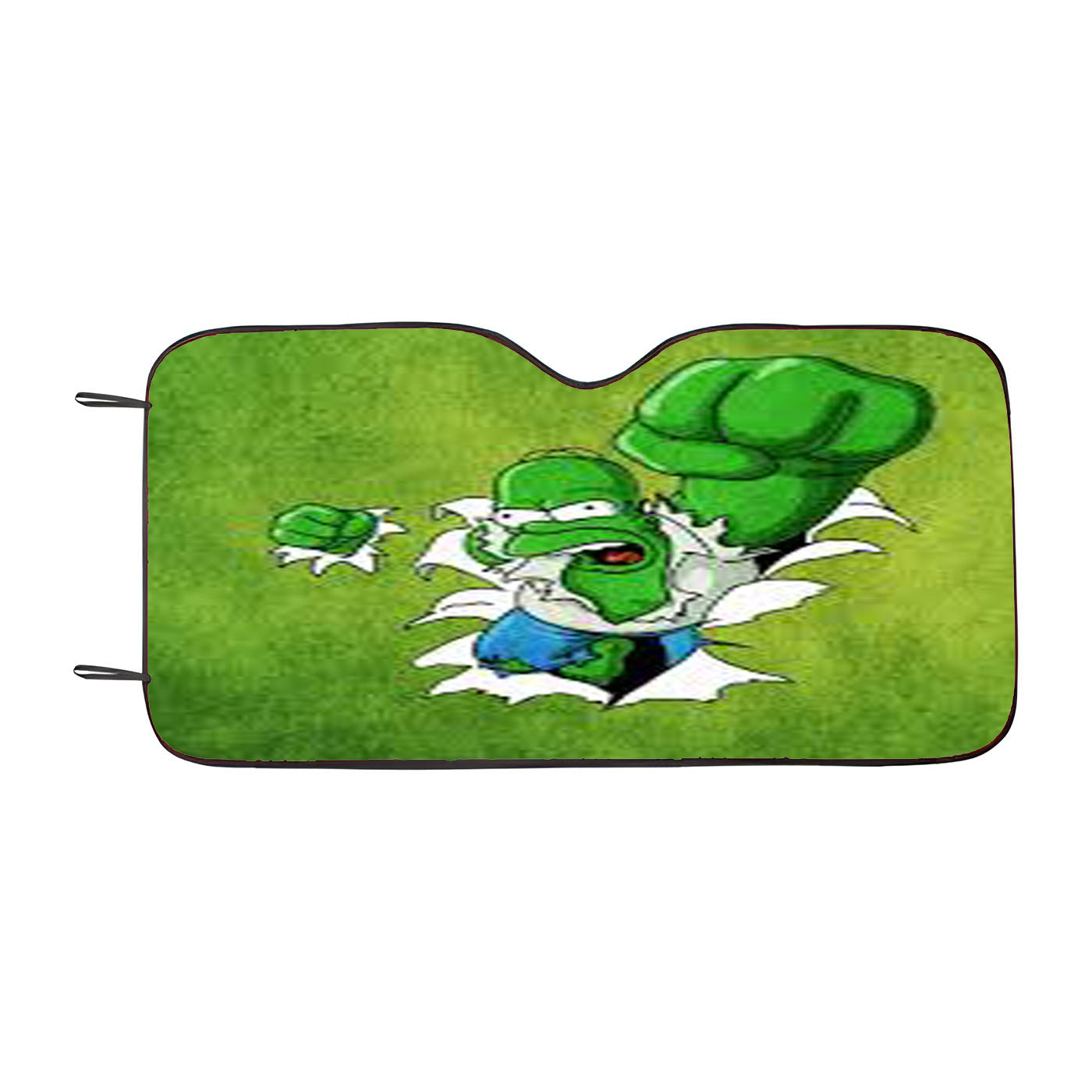 Homer Simpson Green Car Auto Sun Shade Windshield Cover