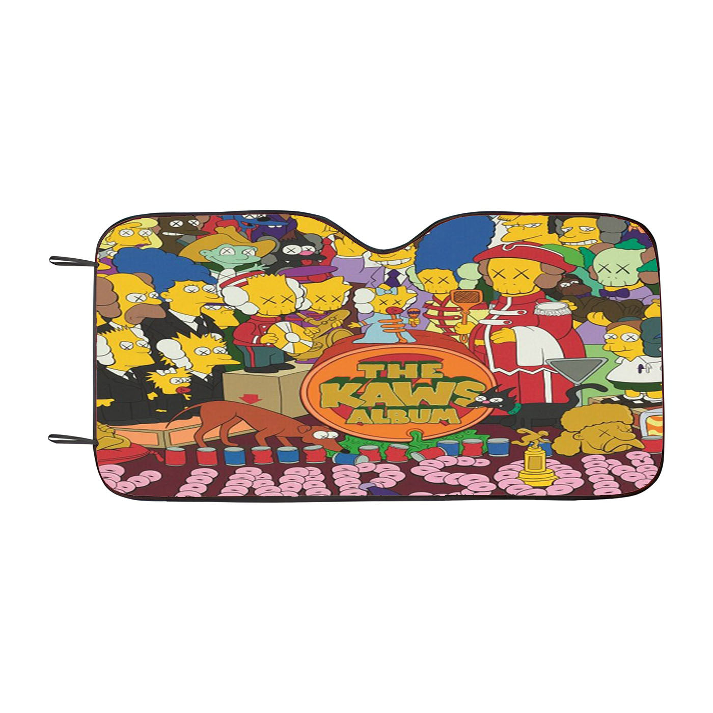 Kaws Simpson Kimpson Car Auto Sun Shade Windshield Cover