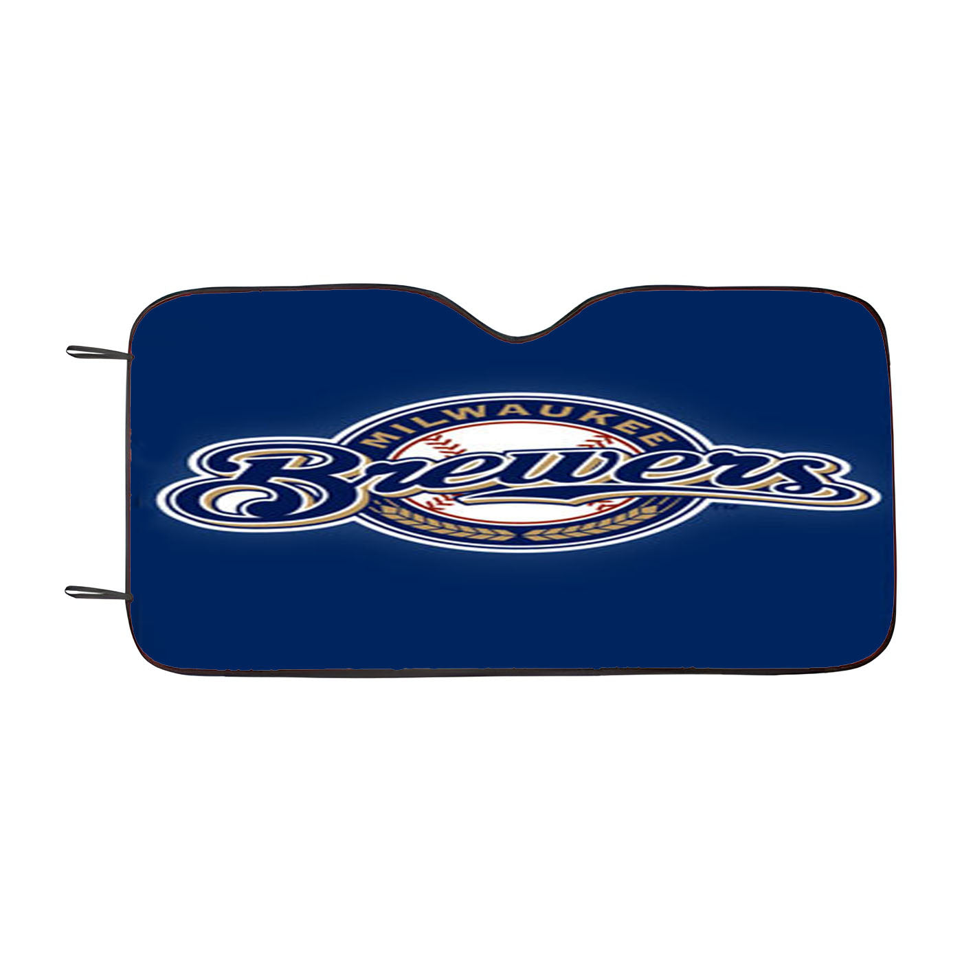 Milwaukee Brewers Logo Car Auto Sun Shade Windshield Cover