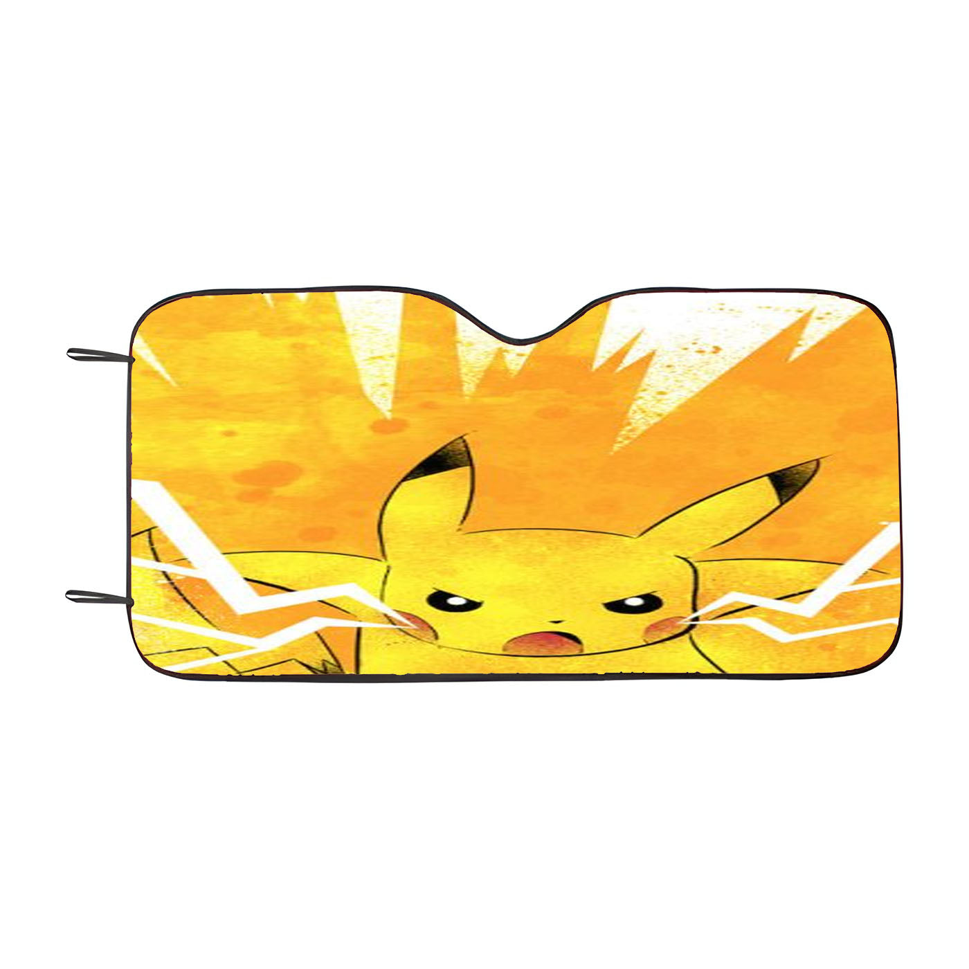 Pikachu Pokemon Electric Car Auto Sun Shade Windshield Cover