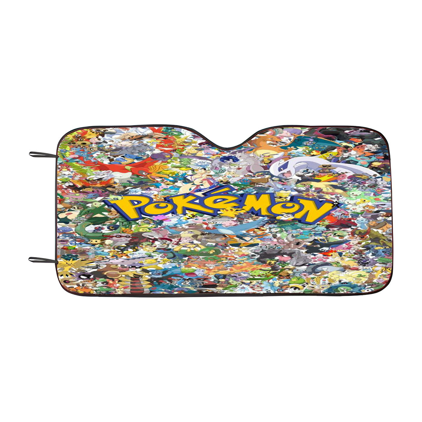 Pokemon All Character Collage Car Auto Sun Shade Windshield Cover