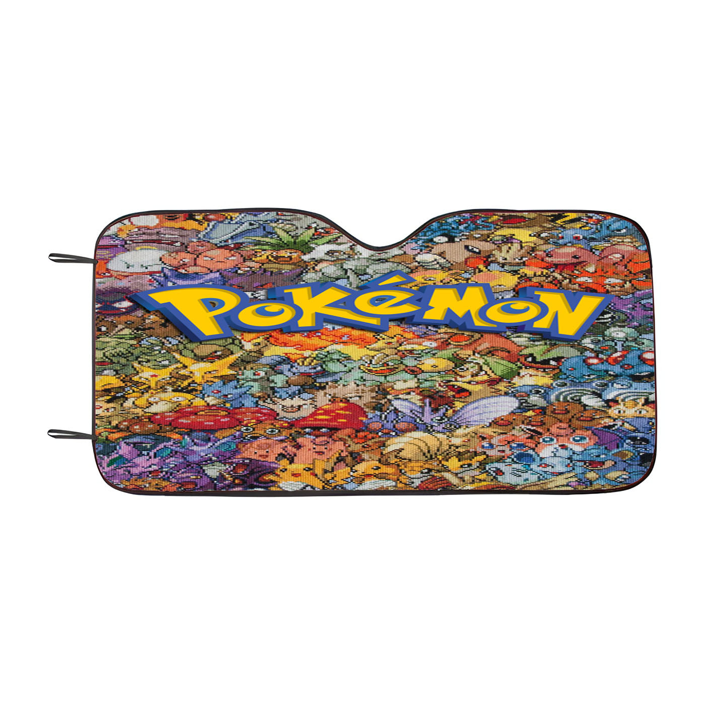 Pokemon All Monster Character Car Auto Sun Shade Windshield Cover