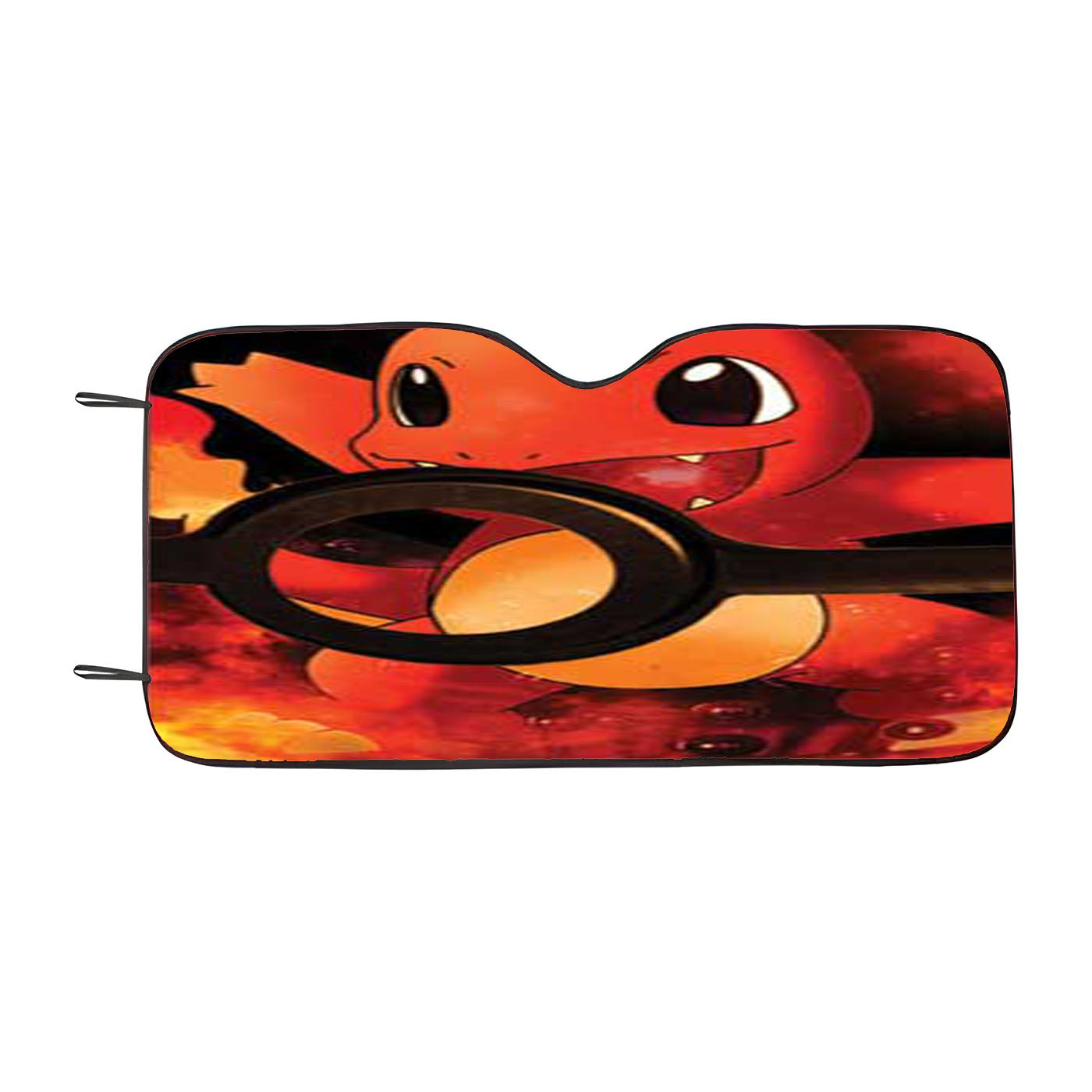 Pokemon Charmander Ball Car Auto Sun Shade Windshield Cover