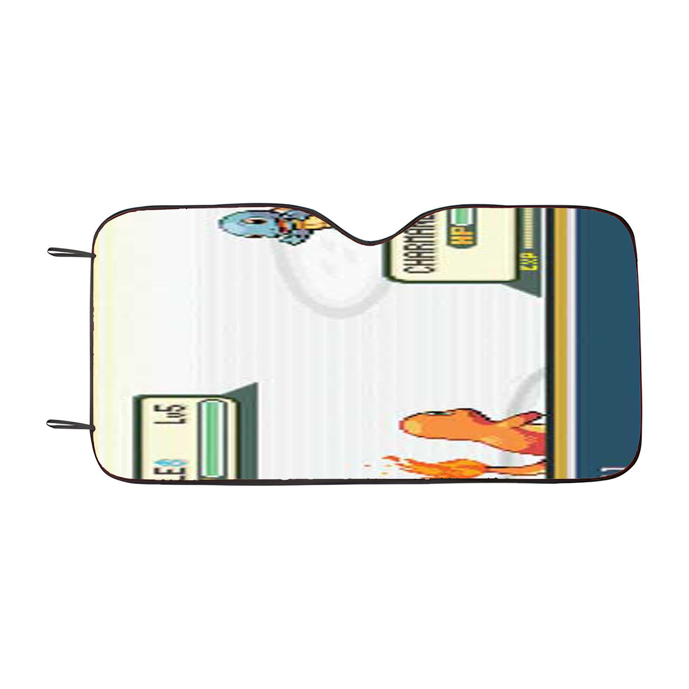 Pokemon Charmander Squirtle Battle Car Auto Sun Shade Windshield Cover