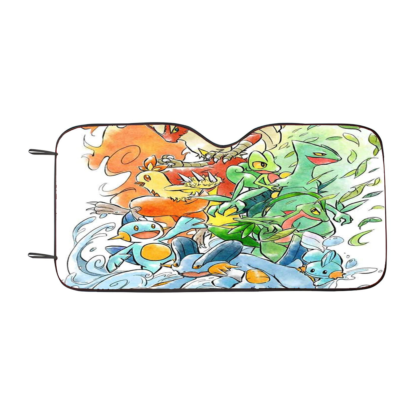 Pokemon Collage Car Auto Sun Shade Windshield Cover