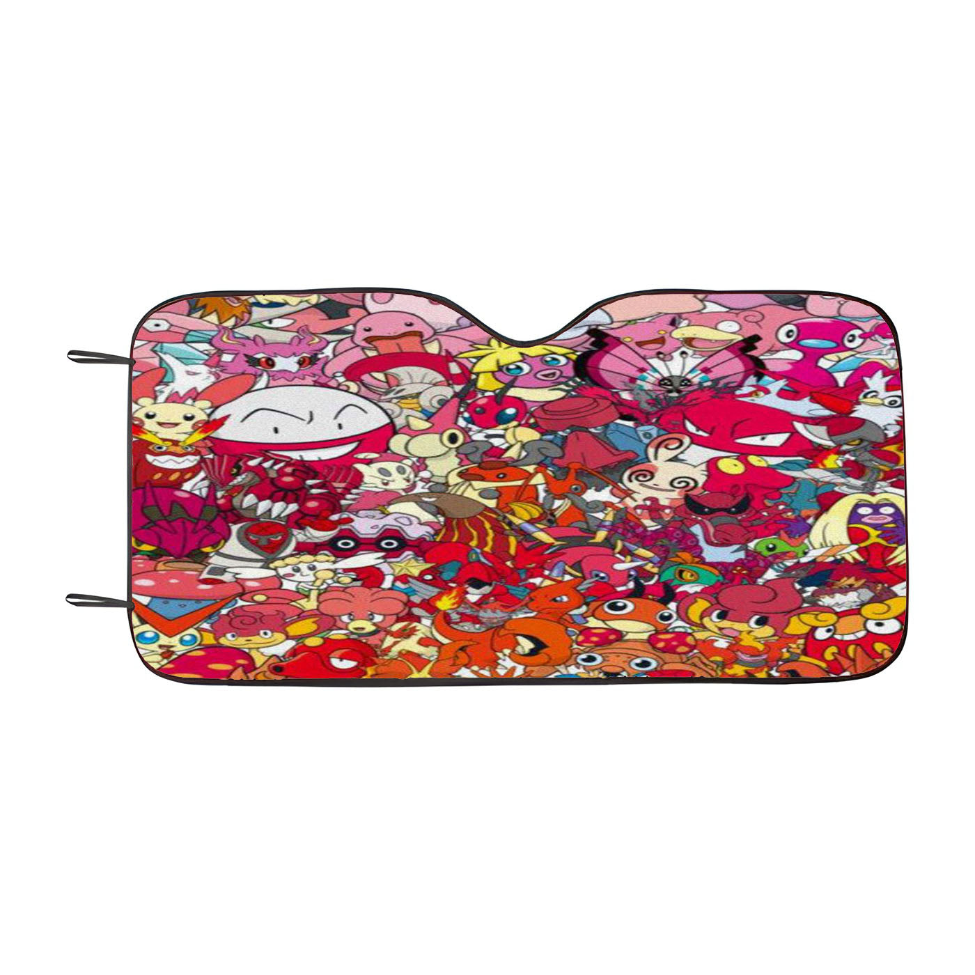 Pokemon Color Spectrum Pink To Orange Car Auto Sun Shade Windshield Cover