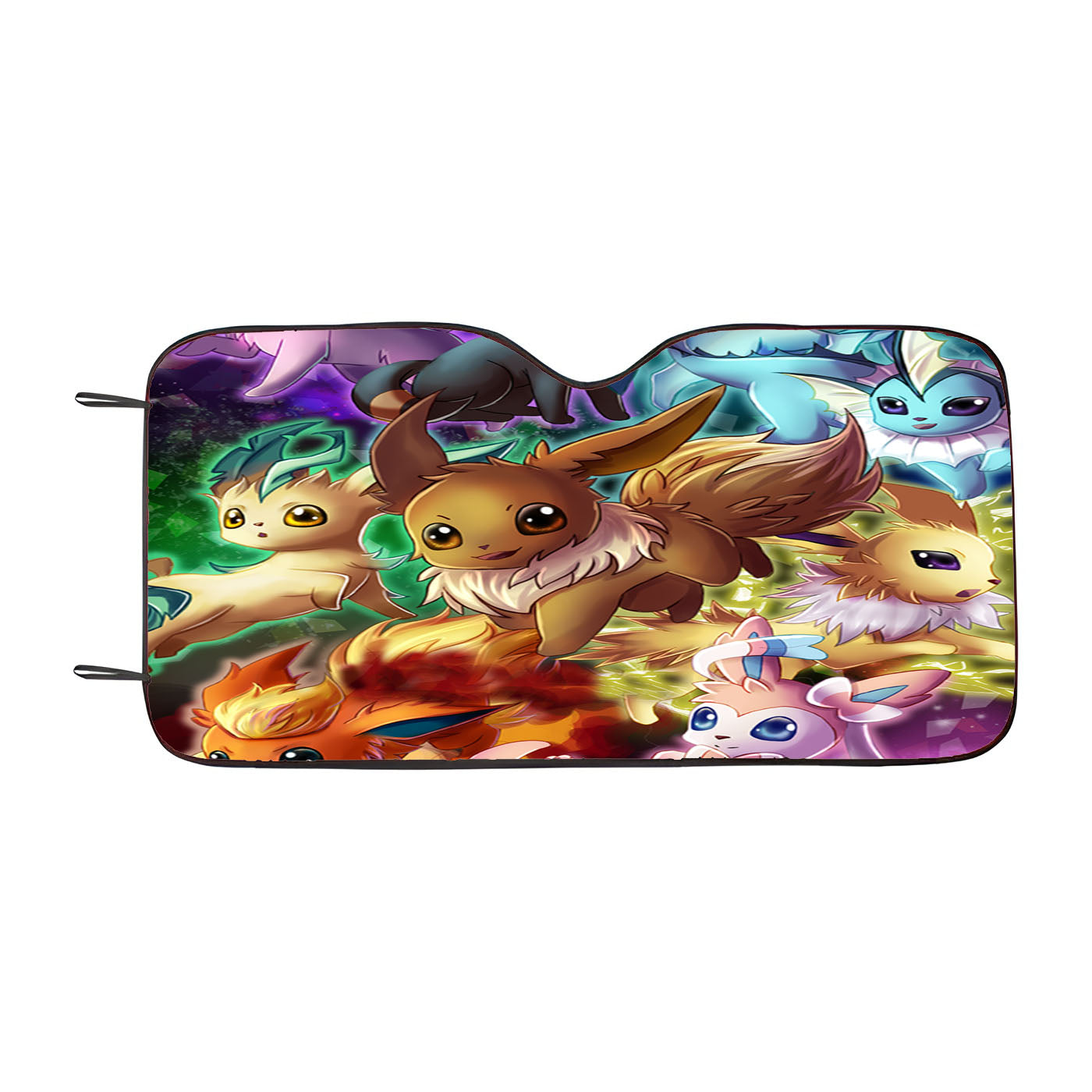 Pokemon Eevee Evolutions Fanart Car Auto Sun Shade Windshield Cover