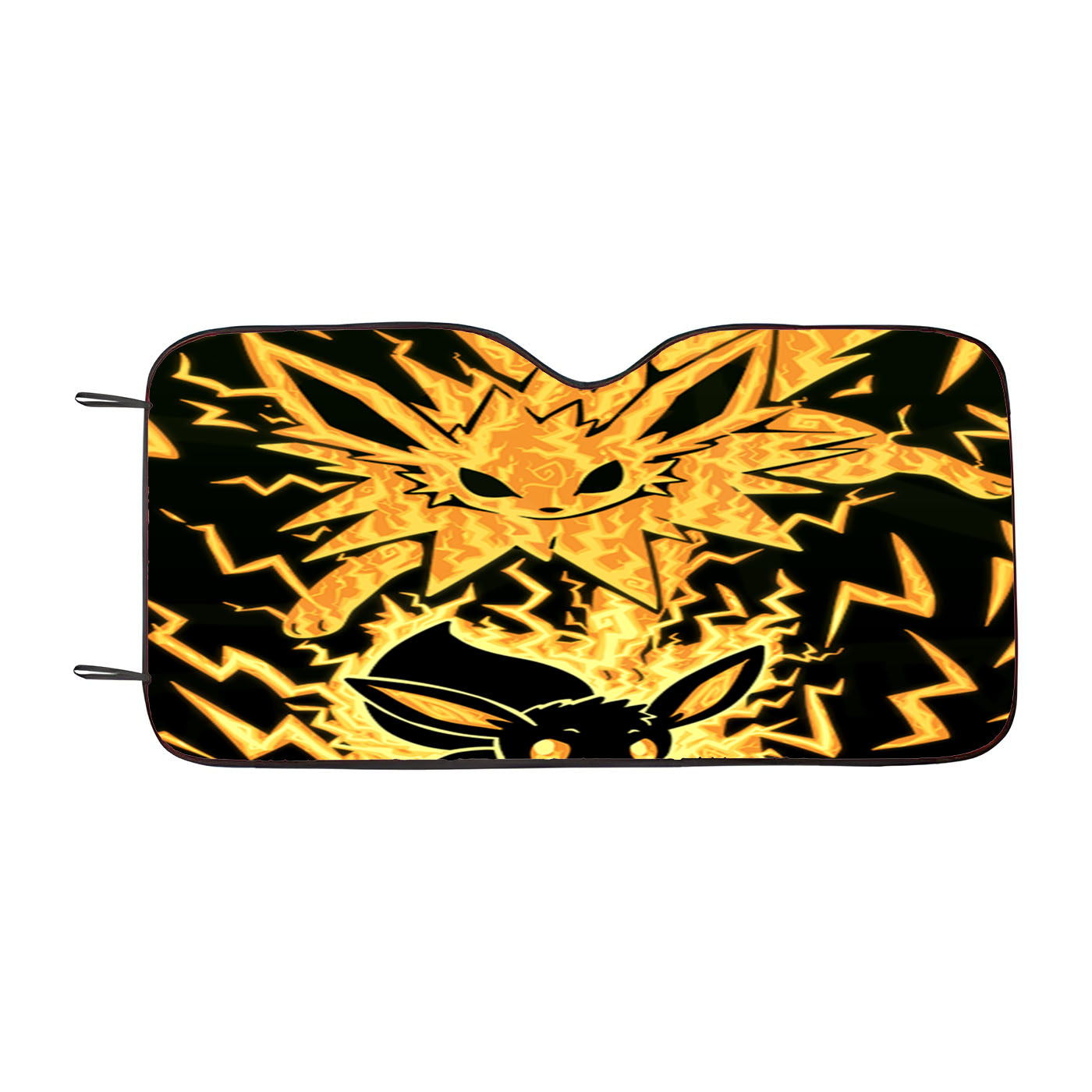 Pokemon Evolution Eevee To Jolteon Car Auto Sun Shade Windshield Cover