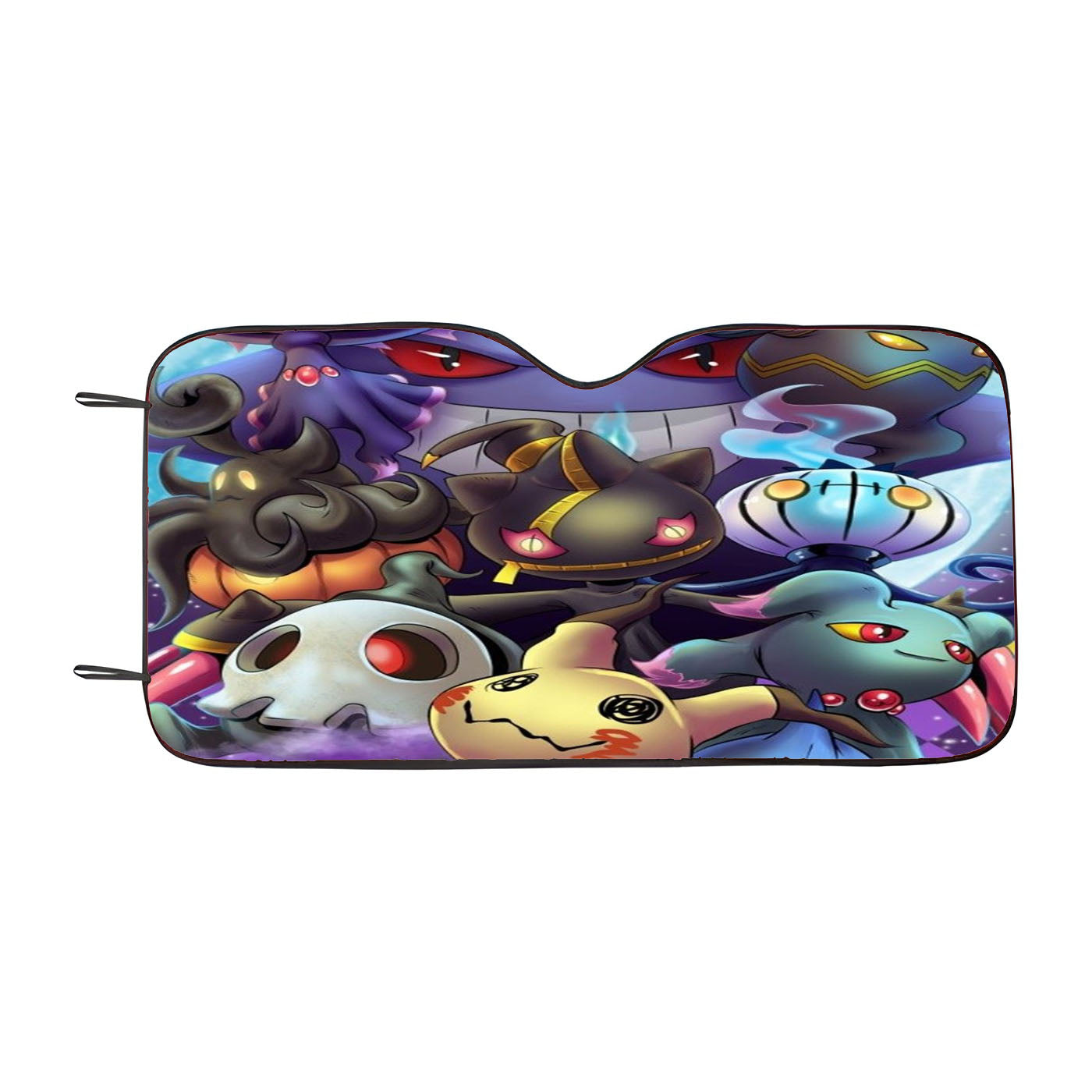 Pokemon Ghost Type Collections Car Auto Sun Shade Windshield Cover