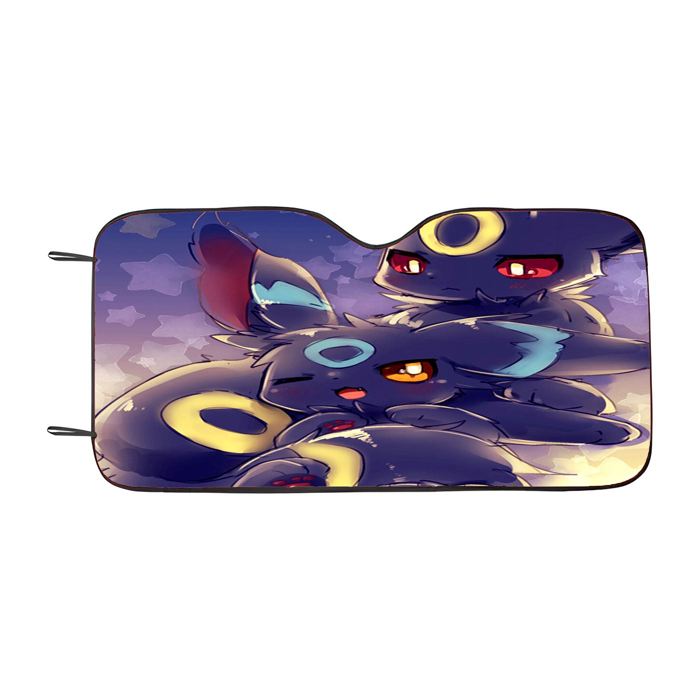 Pokemon Shiny Umbreon Doodle Car Auto Sun Shade Windshield Cover