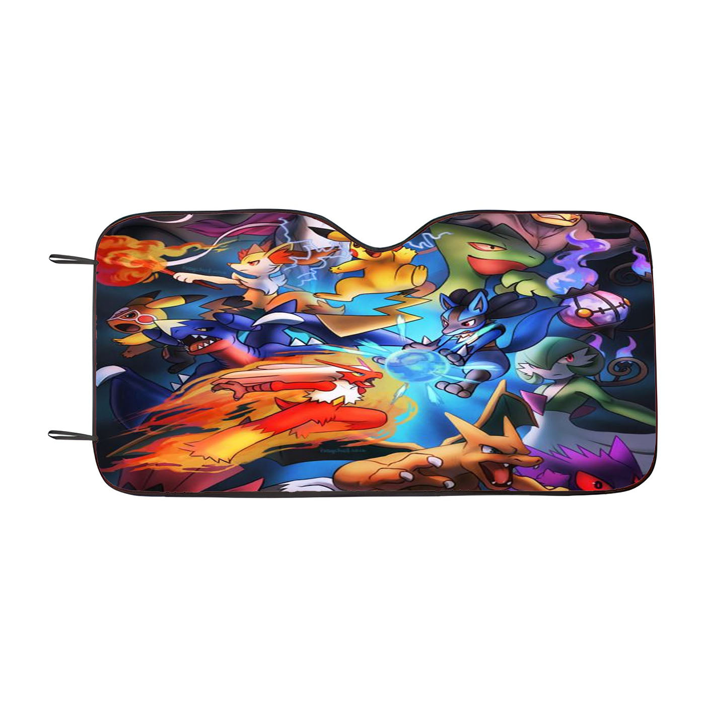 Pokemon Tournament Fanart Car Auto Sun Shade Windshield Cover