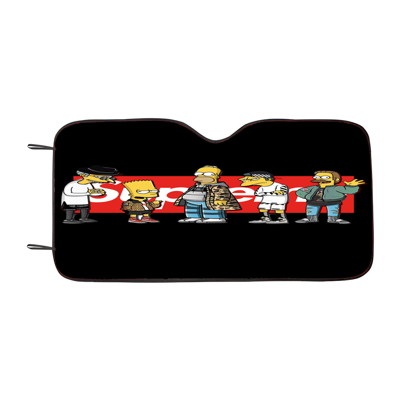 Simpsons Streetwear Wallpaper Car Auto Sun Shade Windshield Cover
