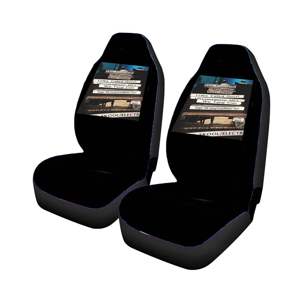 Hip Hop Rap Culture 90S Mash Up Wu Tang Nas Gang Starr Car Seat Covers
