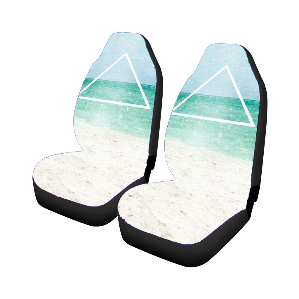Hipster'S Ocean Triangle Car Seat Covers