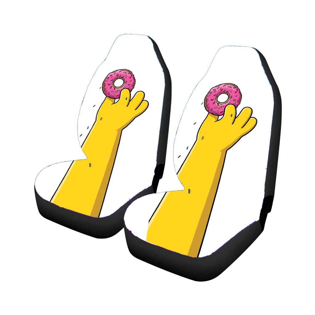 Homer Simpson Donuts Car Seat Covers