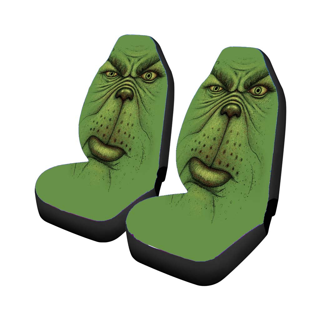 A Green Christmas Car Seat Covers