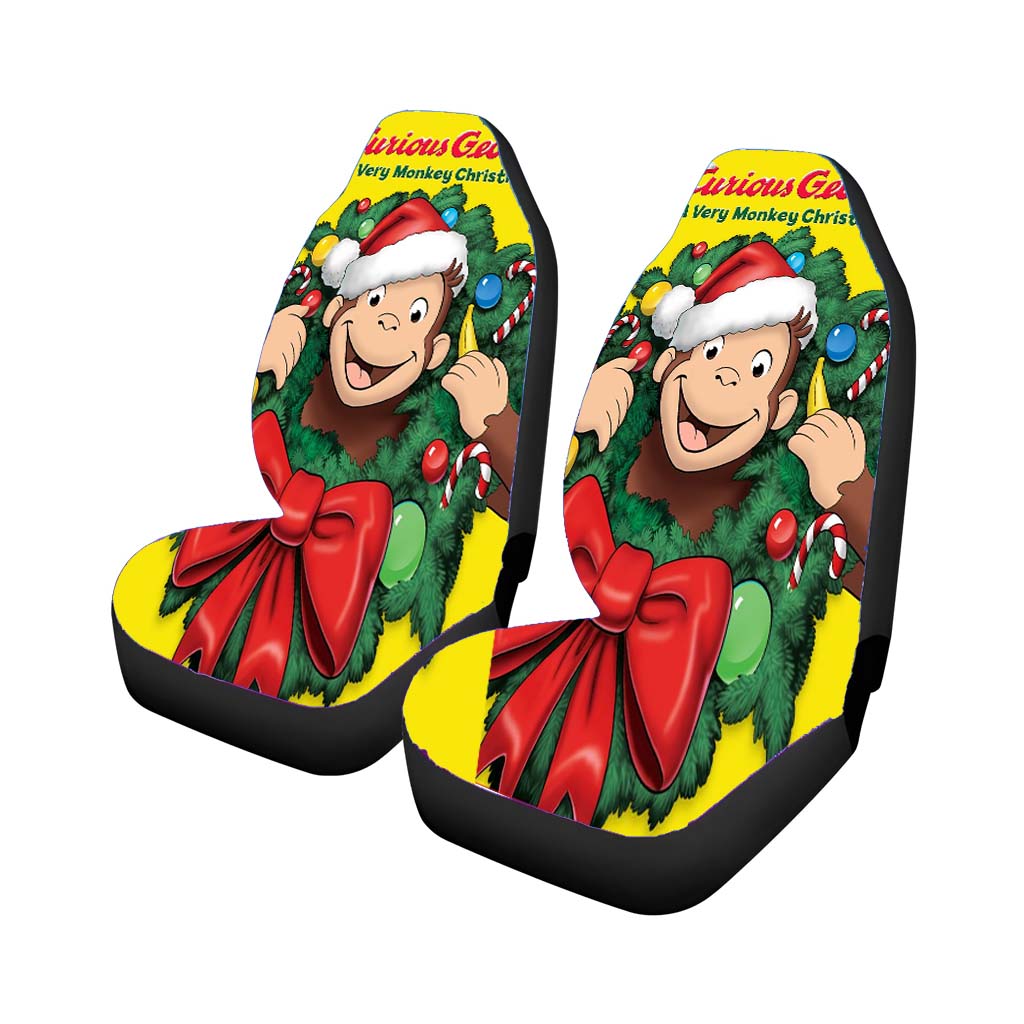 Curious George A Very Monkey Christmas Car Seat Covers