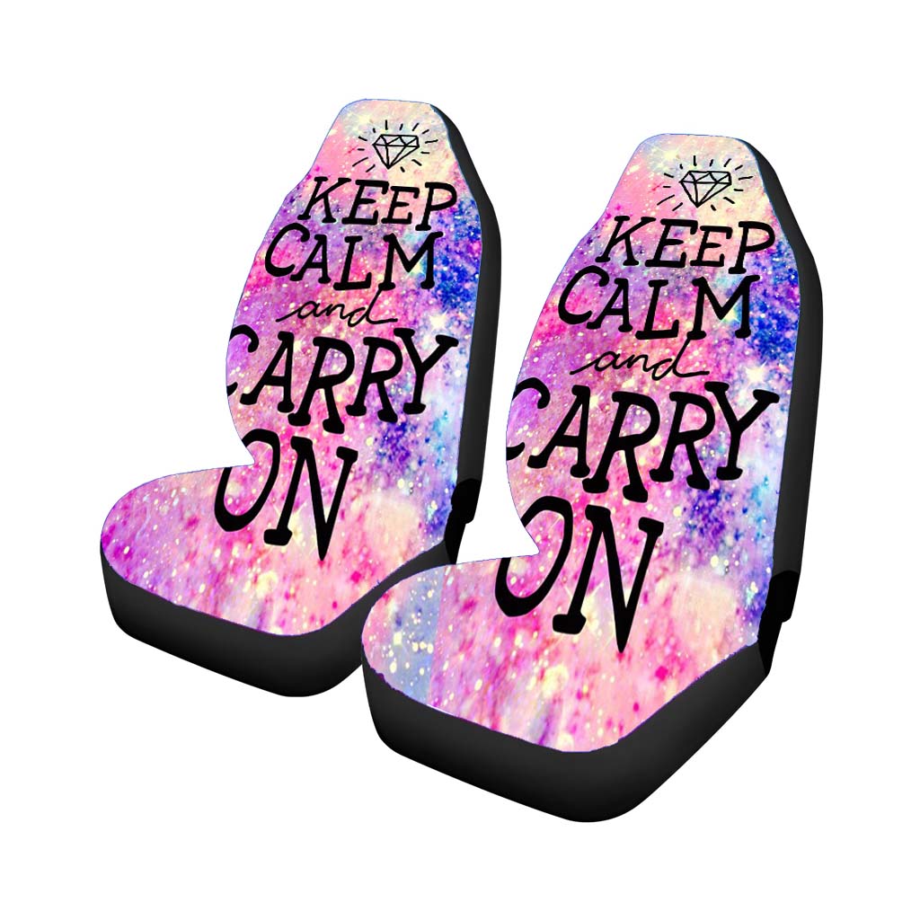 Keep Calm And Carry On August Car Seat Covers
