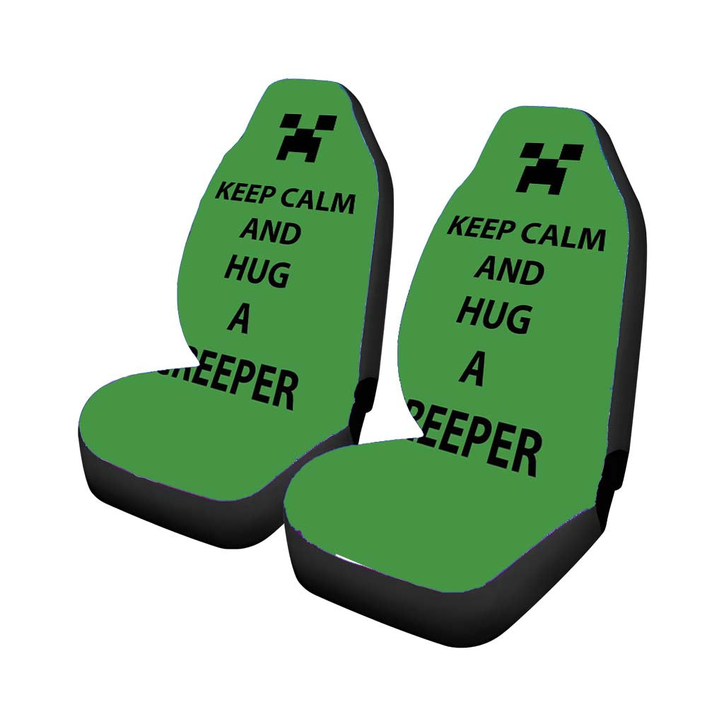 Keep Calm And Hug A Creeper Car Seat Covers